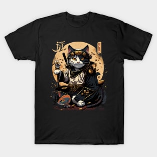 This cat ninja is ready to take on any challenge T-Shirt